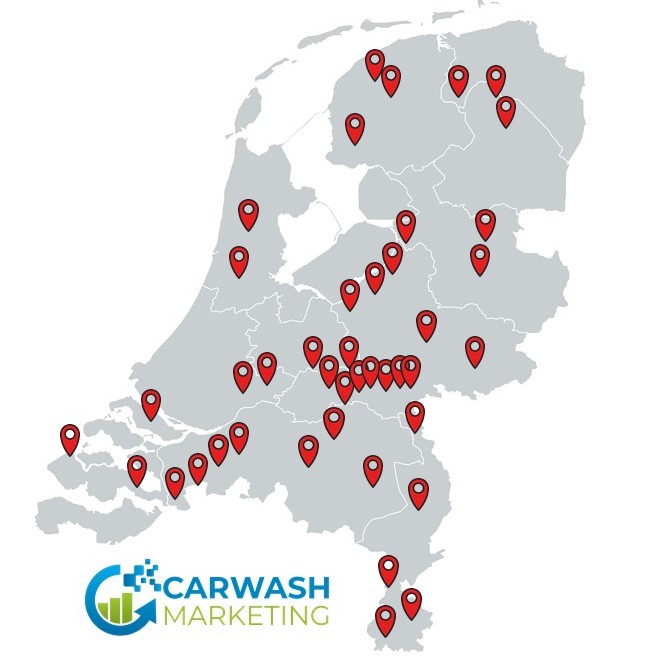 Carwash Marketing werkt in heel Nederland